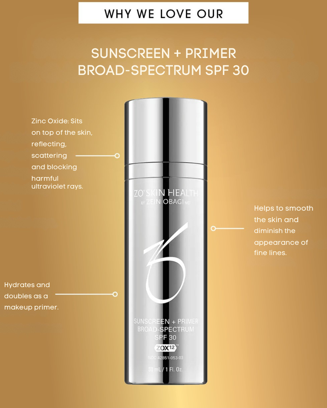 ZO Skin Sunscreen + Primer Broad-Spectrum SPF30